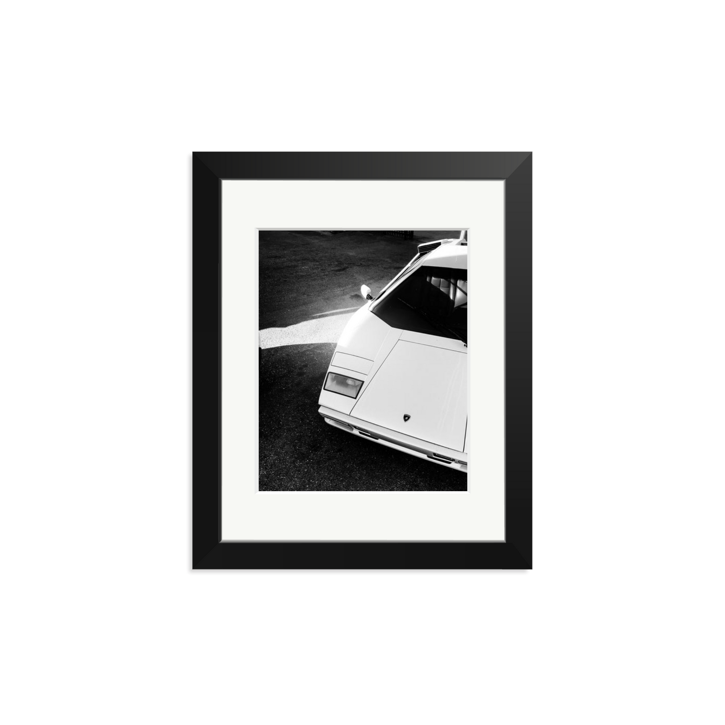 Lamborghini Countach in LA Framed Print