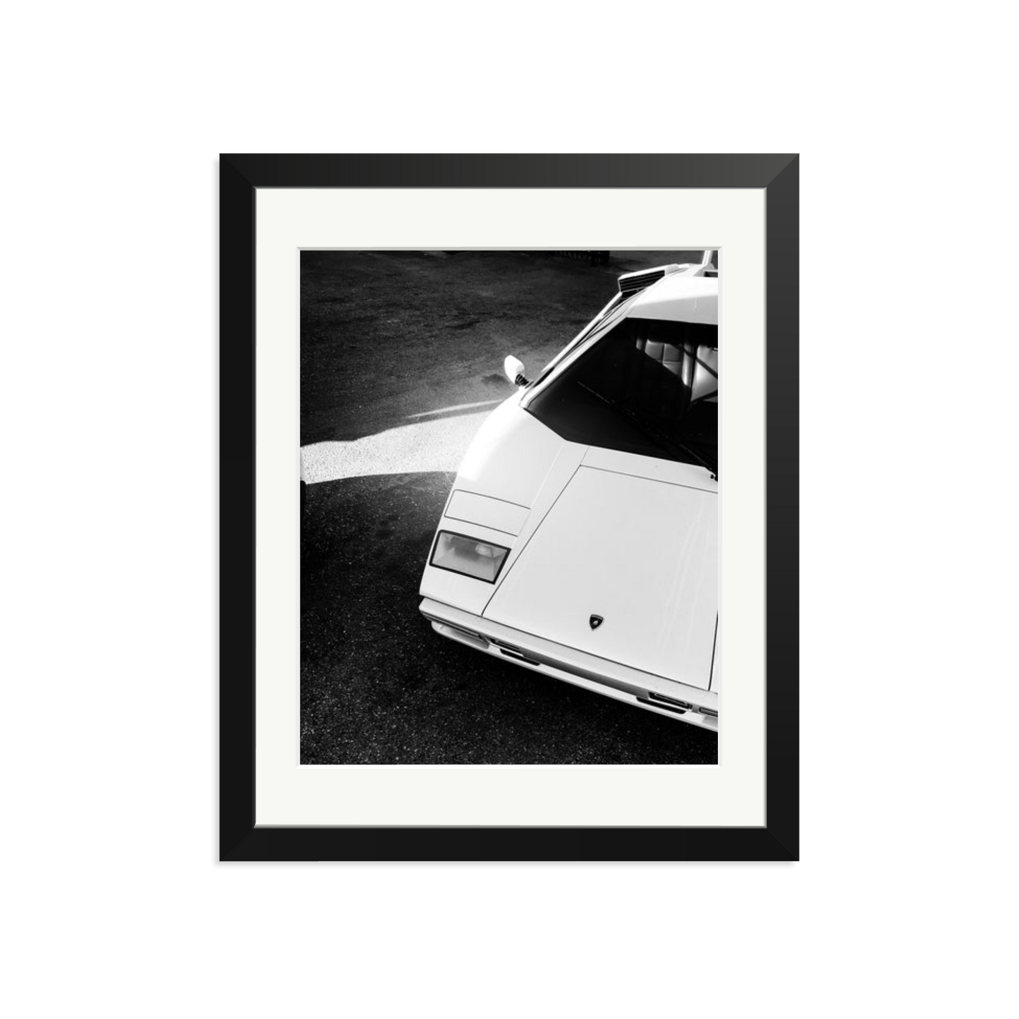 Lamborghini Countach in LA Framed Print
