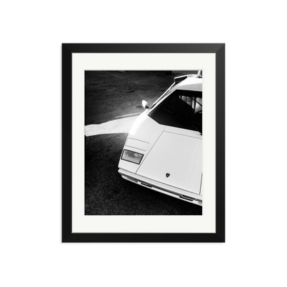 Lamborghini Countach in LA Framed Print