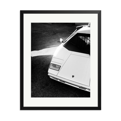 Lamborghini Countach in LA Framed Print