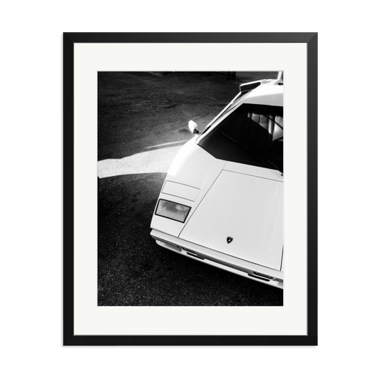 Lamborghini Countach in LA Framed Print
