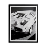 Lamborghini Countach Framed Print - Black Frame