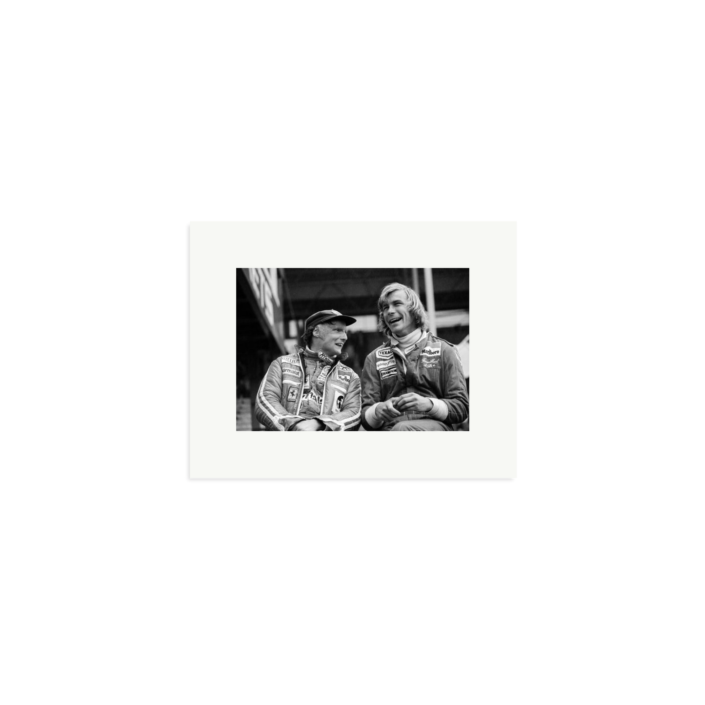 Lauda and Hunt Framed Print