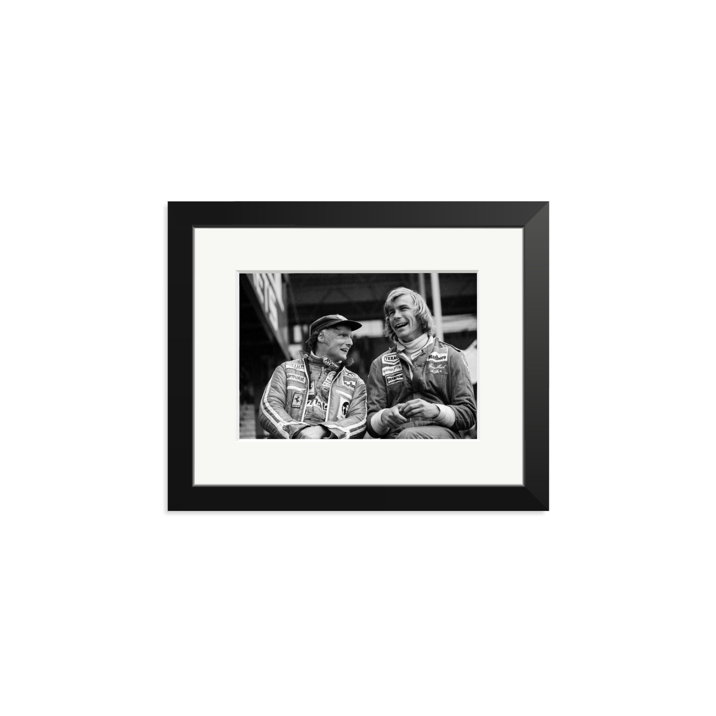 Lauda and Hunt Framed Print