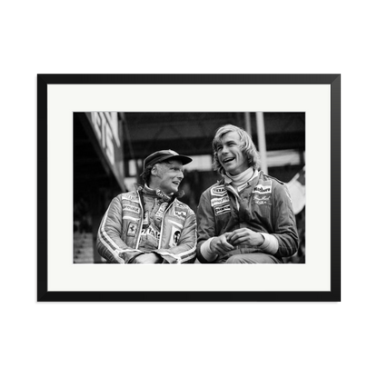 Lauda and Hunt Framed Print