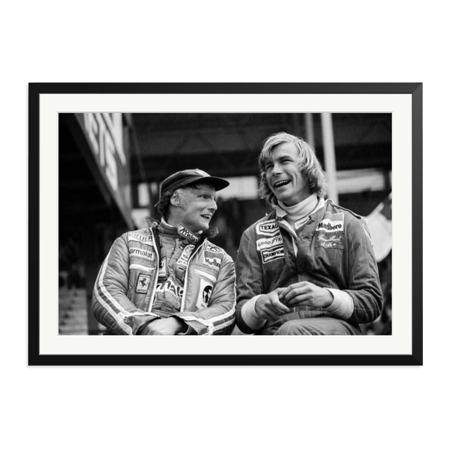 Lauda and Hunt Framed Print