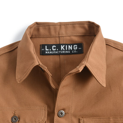 LC King Brown Duck Chore Coat