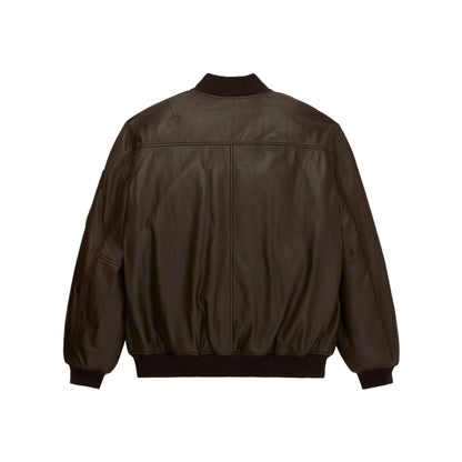 Alpha Industries LEATHER MA-1 FLIGHT JACKET