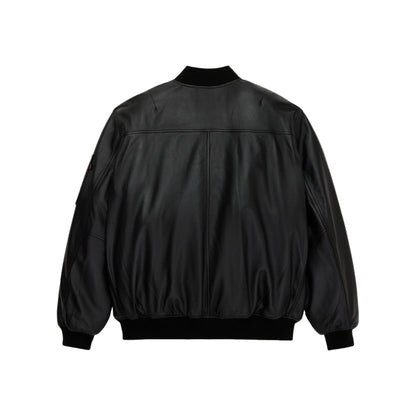 Alpha Industries LEATHER MA-1 FLIGHT JACKET