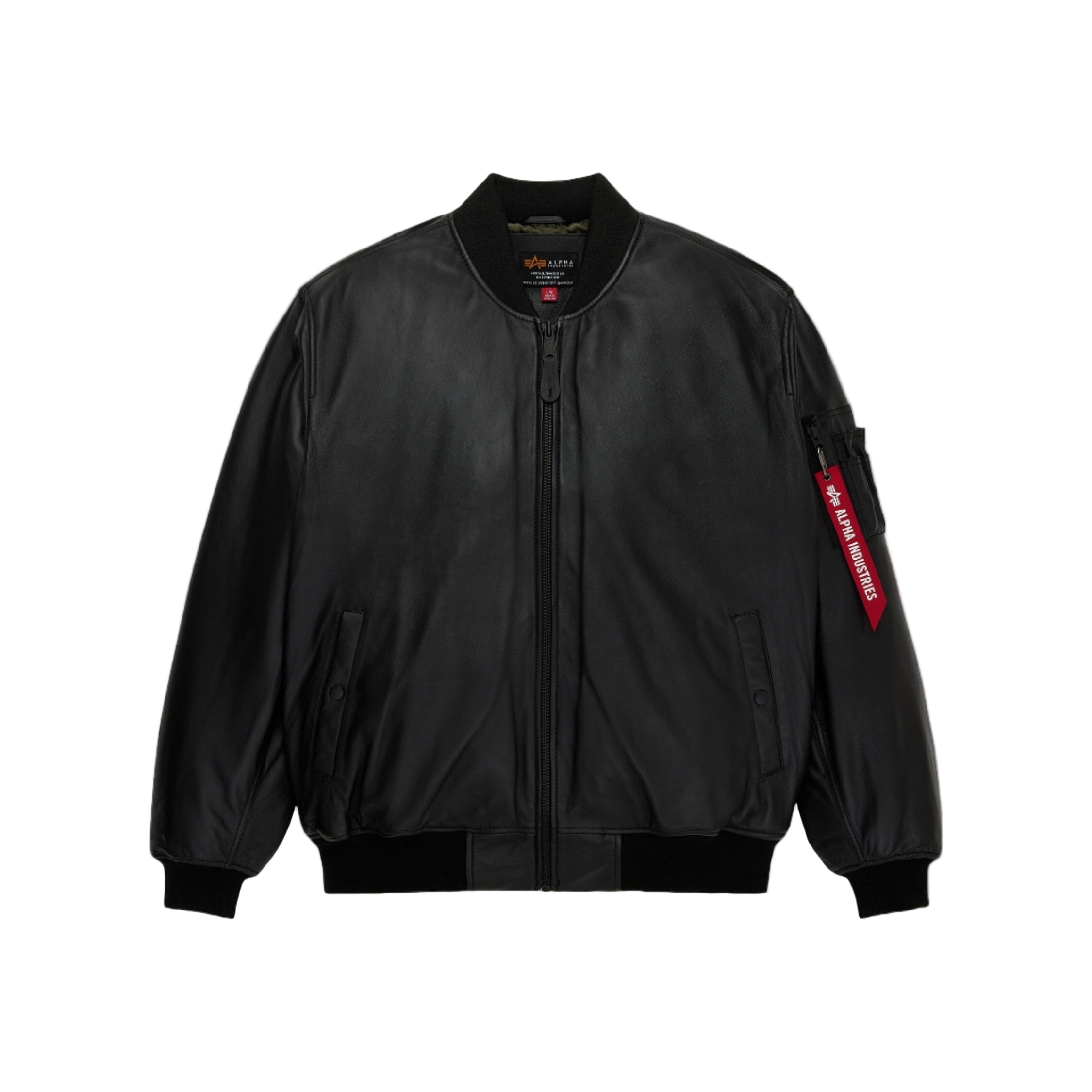 Alpha Industries Leather MA-1 Flight Jacket | Uncrate Supply