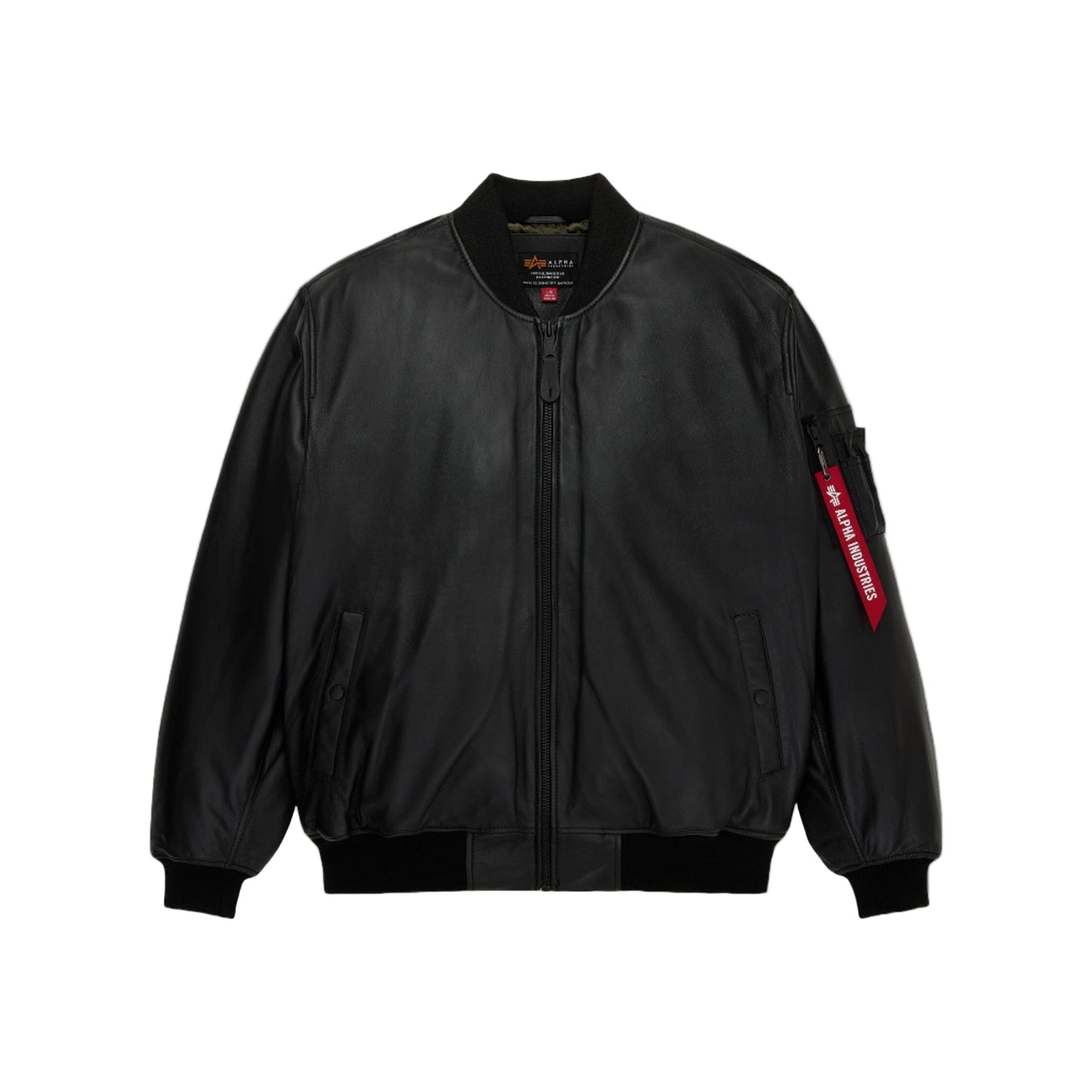 Alpha Industries LEATHER MA-1 FLIGHT JACKET