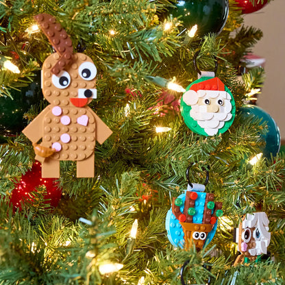 LEGO Gingerbread Ornaments