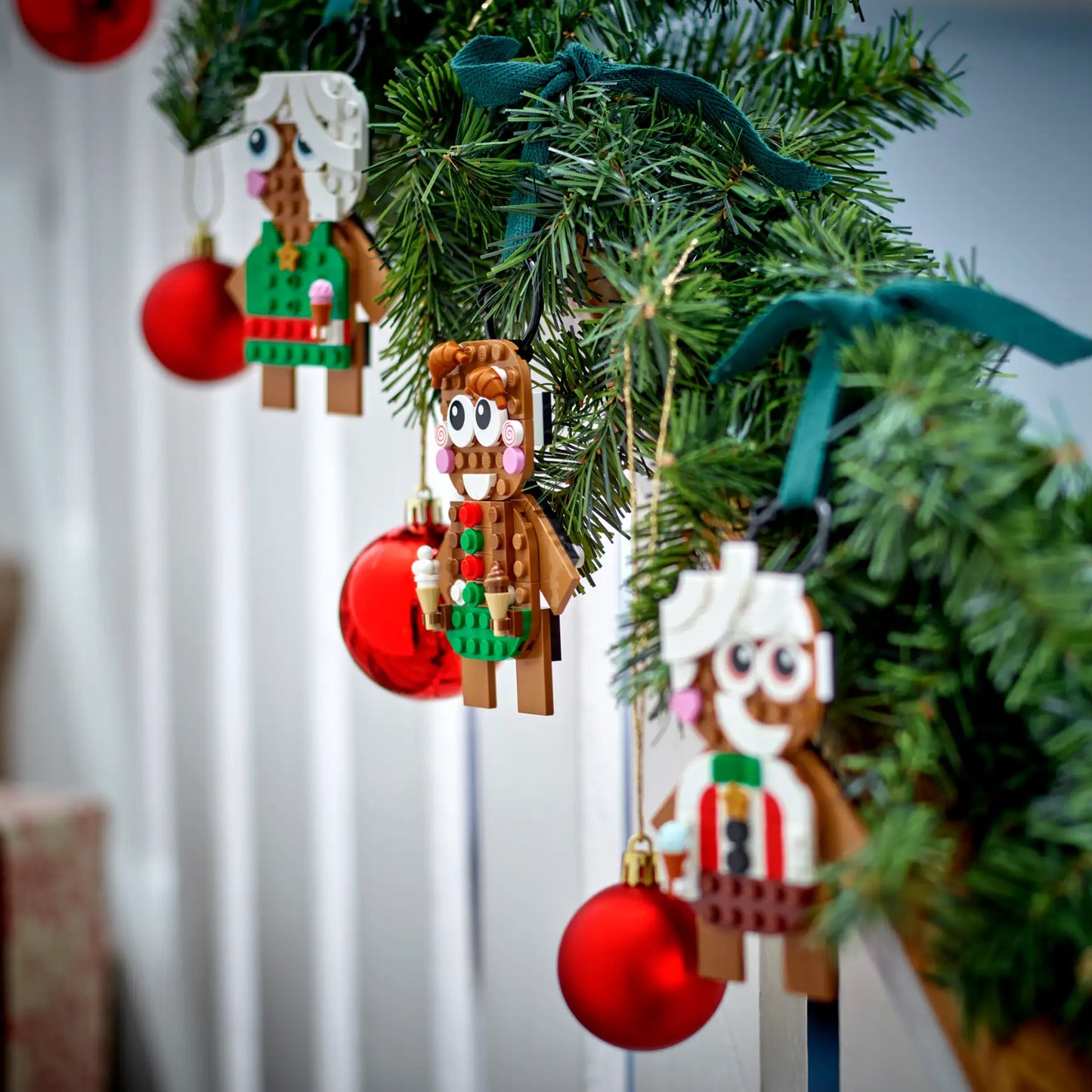 LEGO Gingerbread Ornaments