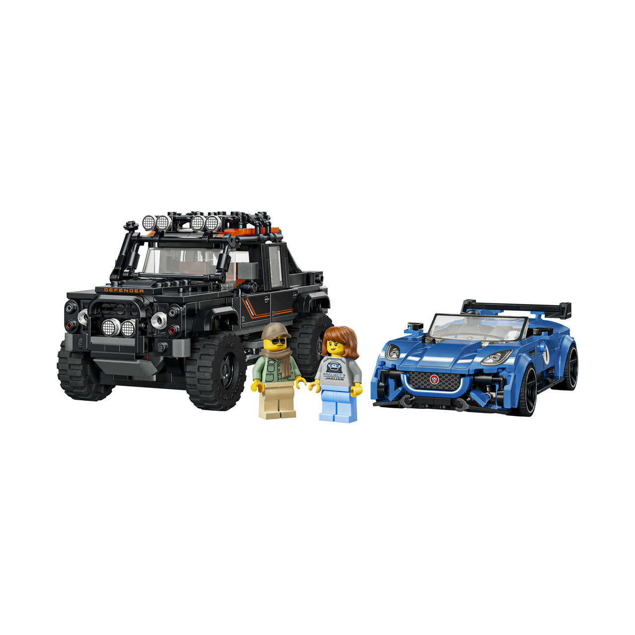 LEGO® Speed Champions: Jaguar Project 7 & Land Rover Defender