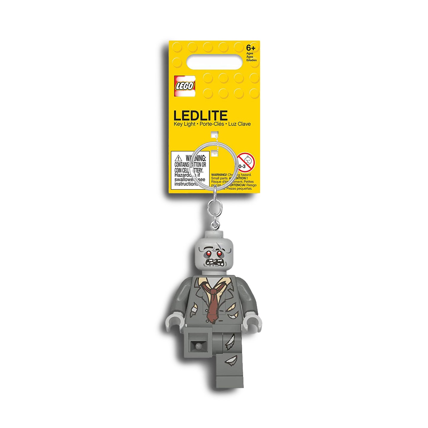 LEGO Zombie Flashlight Keychain