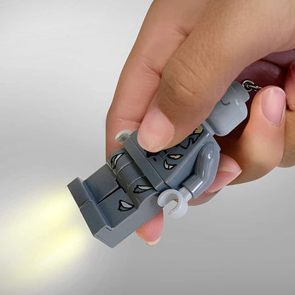 LEGO Zombie Flashlight Keychain