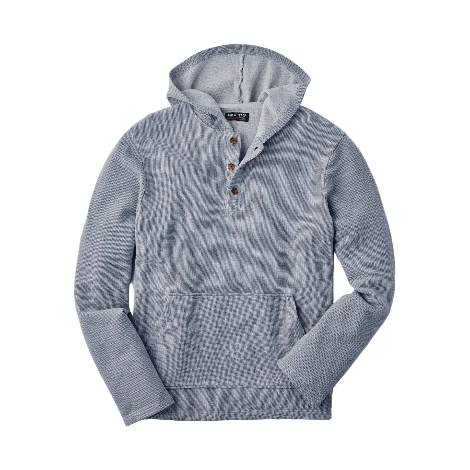 Line of Trade Breakers Beach Hoodie Fog Blue
