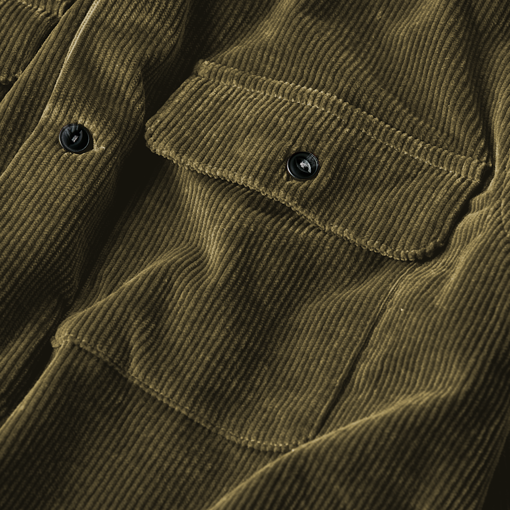 Line of Trade Corduroy Camp Overshirt