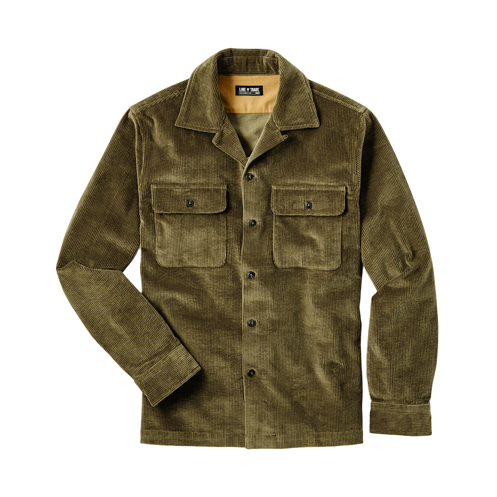 Line of Trade Corduroy Camp Overshirt