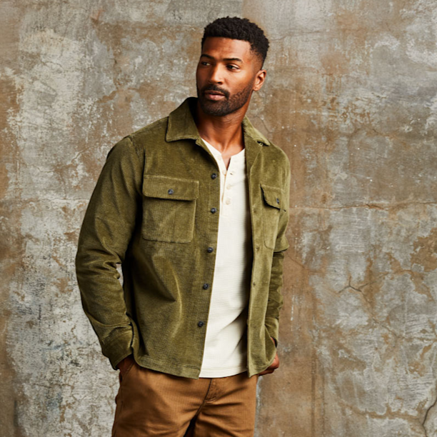 Line of Trade Corduroy Camp Overshirt