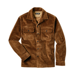 Line of Trade Corduroy Camp Overshirt - Walnut