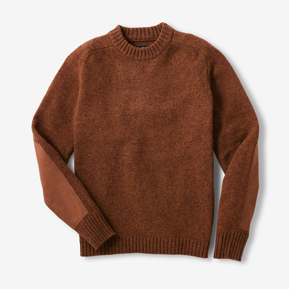Line of Trade Donegal Guide Sweater Ginger Brown