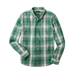 Line of Trade Frank Shirt - Bottle Green Plaid