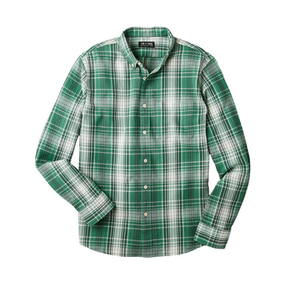 Line of Trade Frank Shirt Bottle Green Plaid