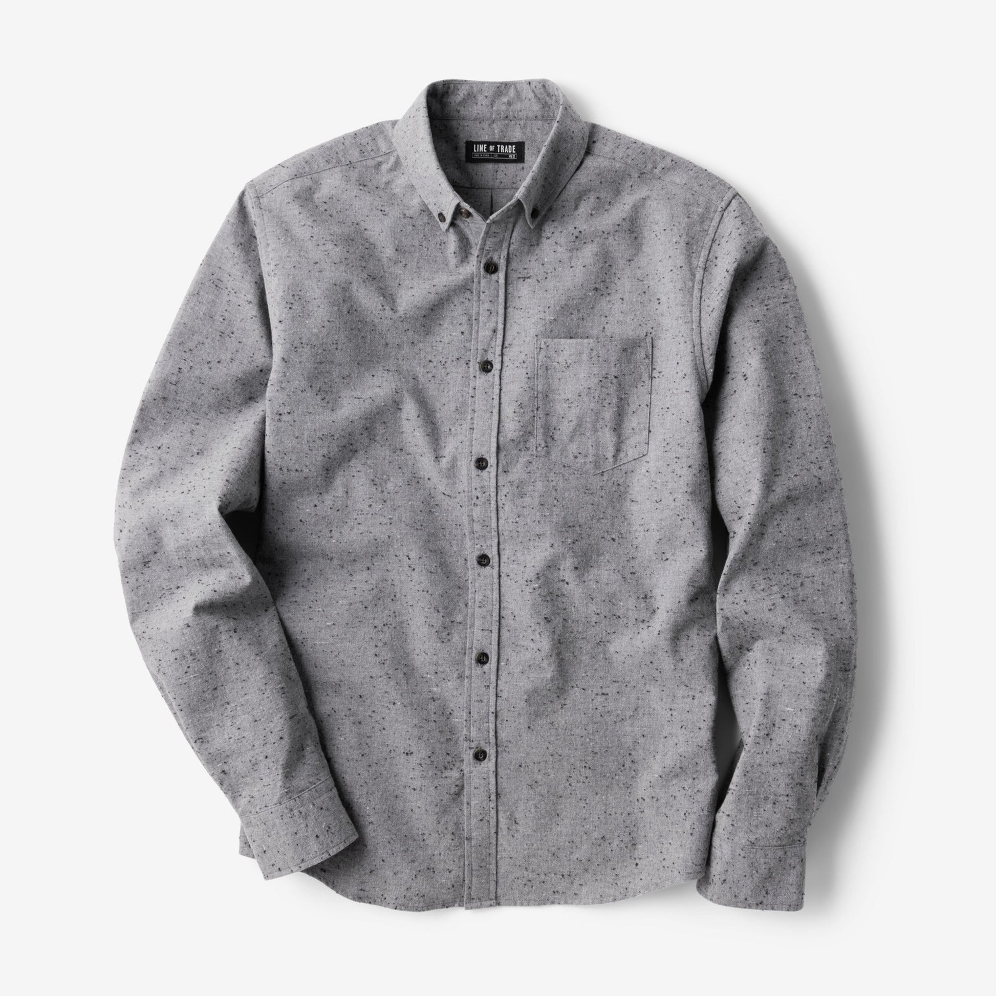 Frank Shirt Gray Speckle