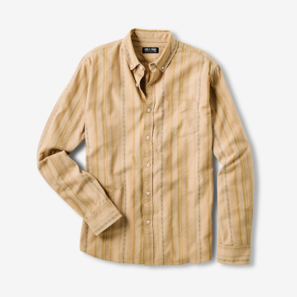 Frank Shirt Tan Jaquard