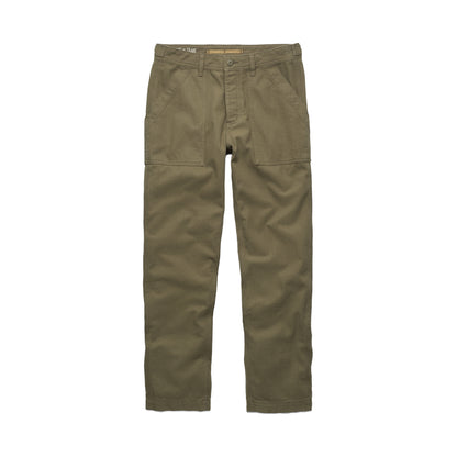Line of Trade Herringbone Fatigue Pant Olive Herringbone