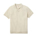 Fieldworth Jacquard Johnny Collar Polo - Ivory