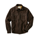 Line of Trade Melton Overshirt - Brown Heather