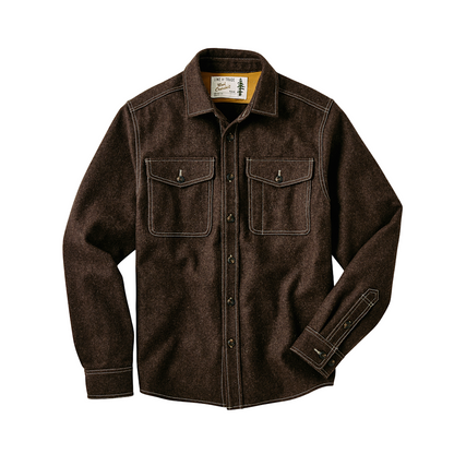 Line of Trade Melton Overshirt