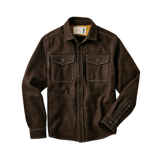 Line of Trade Melton Overshirt