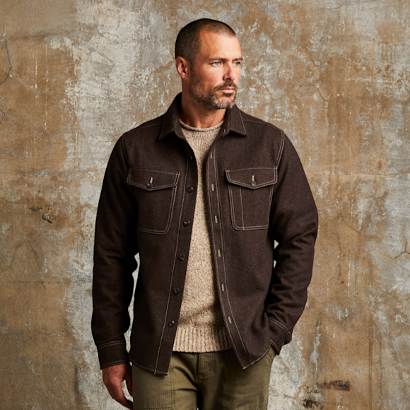 Line of Trade Melton Overshirt