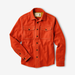 Line of Trade Melton Overshirt - Deep Orange