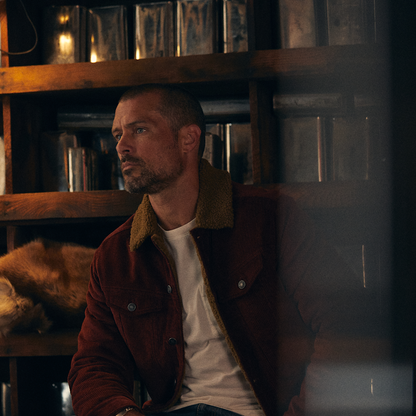 Line of Trade Montana Fleece-Lined Corduroy Trucker Jacket