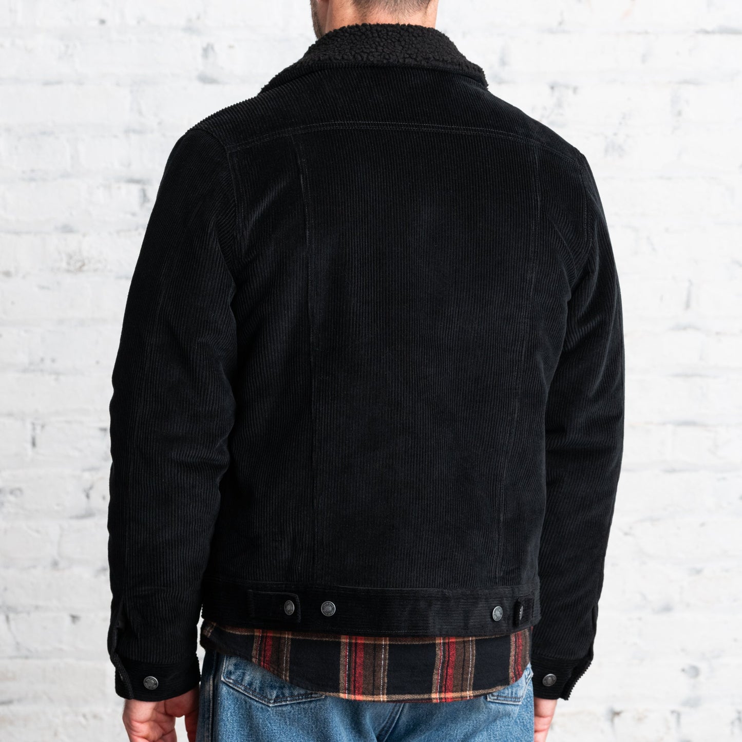 Line of Trade Montana Fleece-Lined Corduroy Trucker Jacket
