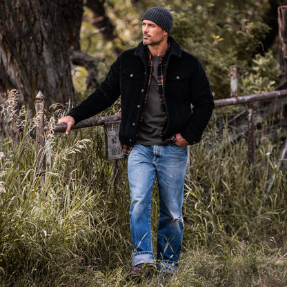Line of Trade Montana Fleece-Lined Corduroy Trucker Jacket