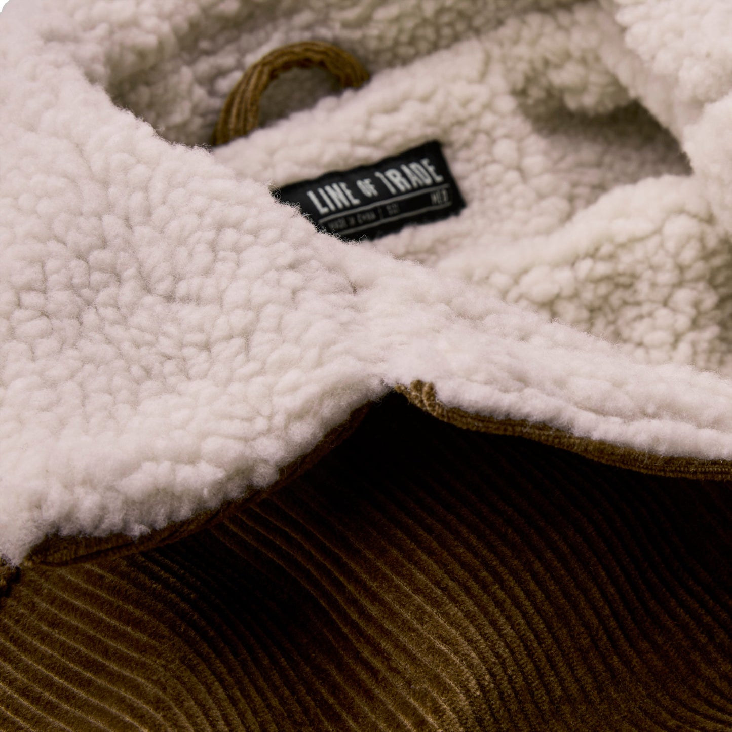 Line of Trade Montana Fleece-Lined Corduroy Trucker Jacket