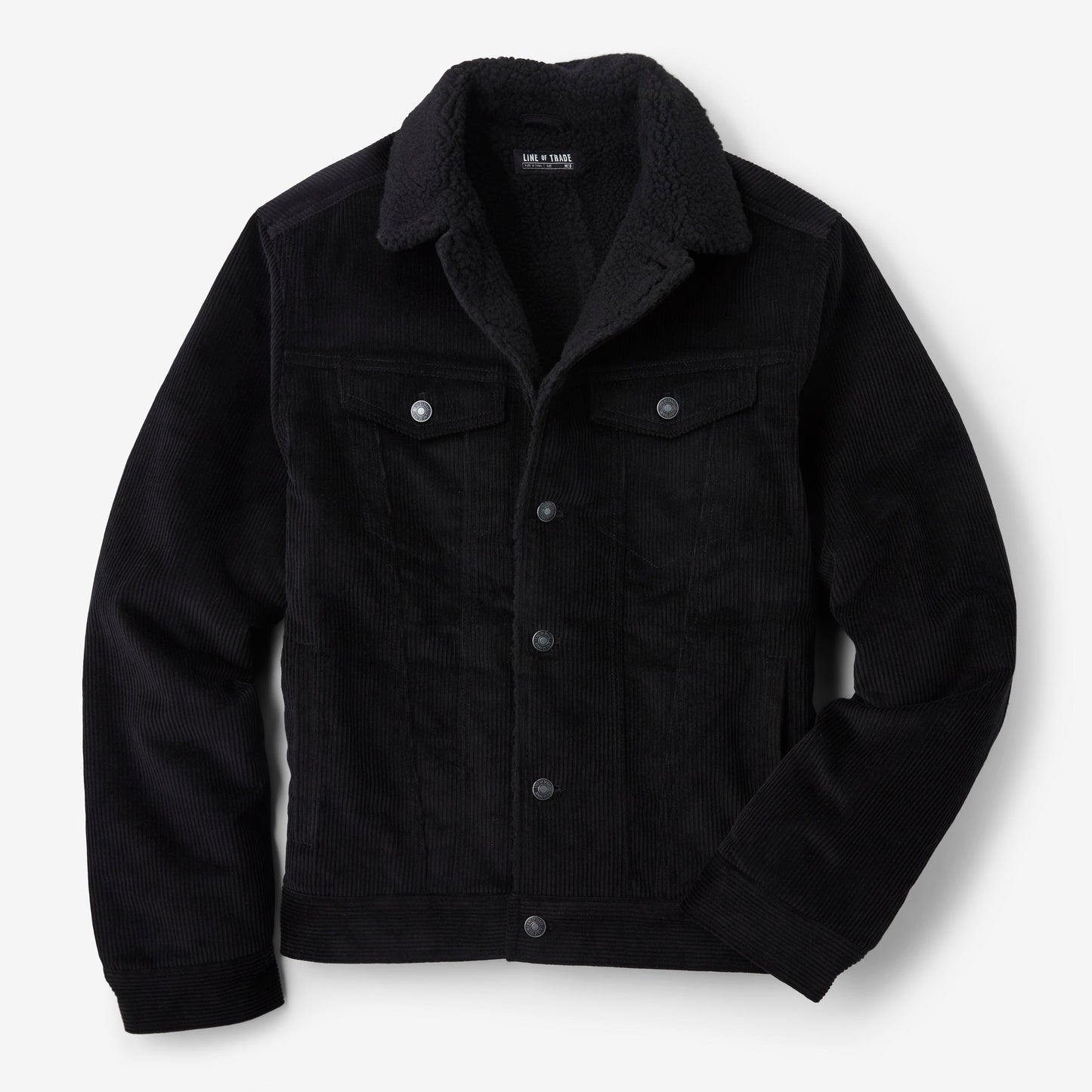 Line of Trade Montana Fleece-Lined Corduroy Trucker Jacket