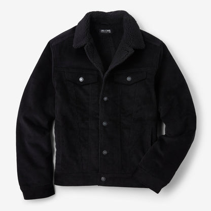 Line of Trade Montana Fleece-Lined Corduroy Trucker Jacket