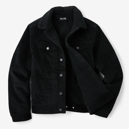 Line of Trade Montana Fleece-Lined Corduroy Trucker Jacket
