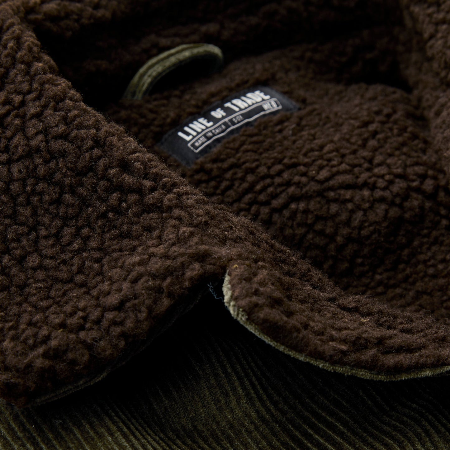 Line of Trade Montana Fleece-Lined Corduroy Trucker Jacket