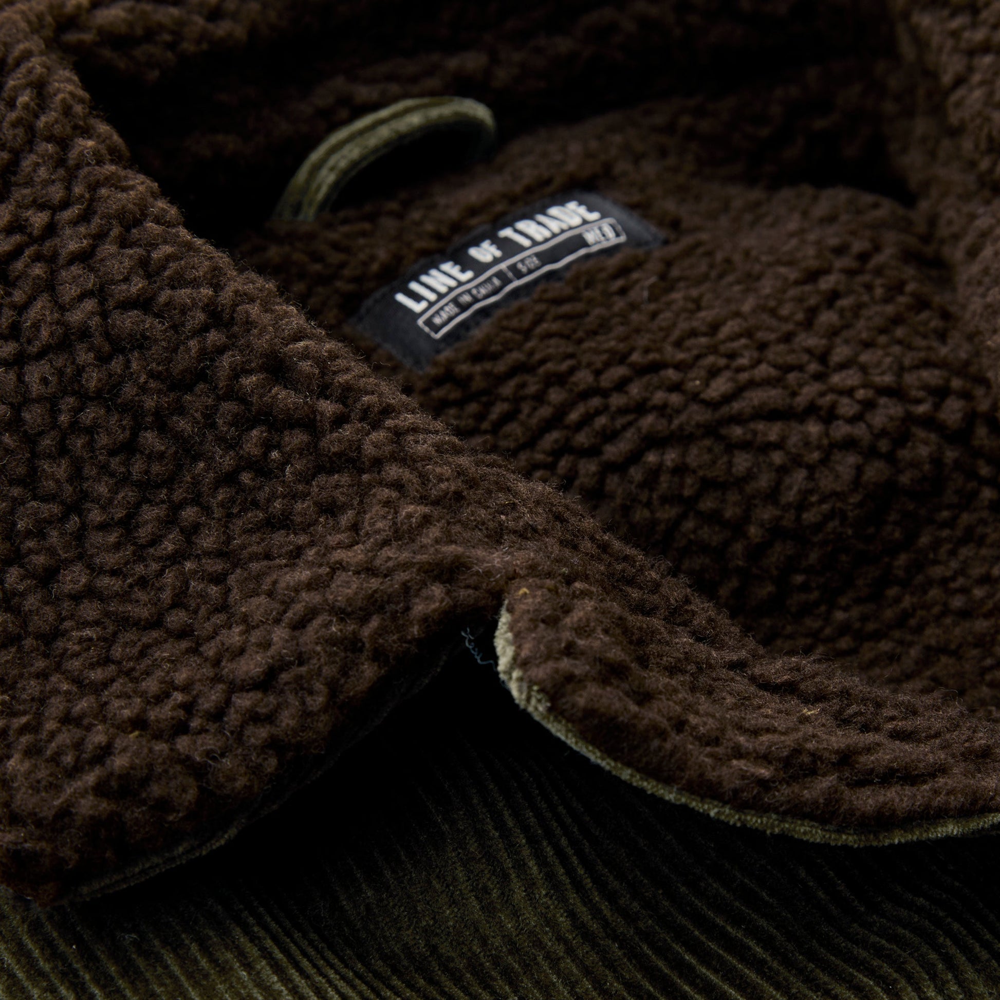 Line of Trade Montana Fleece-Lined Corduroy Trucker Jacket