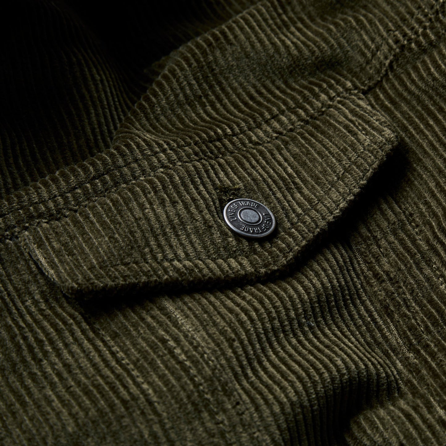 Line of Trade Montana Fleece-Lined Corduroy Trucker Jacket