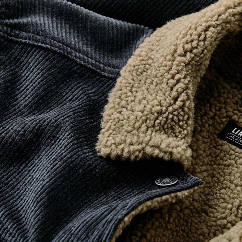 Line of Trade Montana Fleece-Lined Corduroy Trucker Jacket
