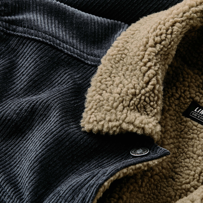 Line of Trade Montana Fleece-Lined Corduroy Trucker Jacket