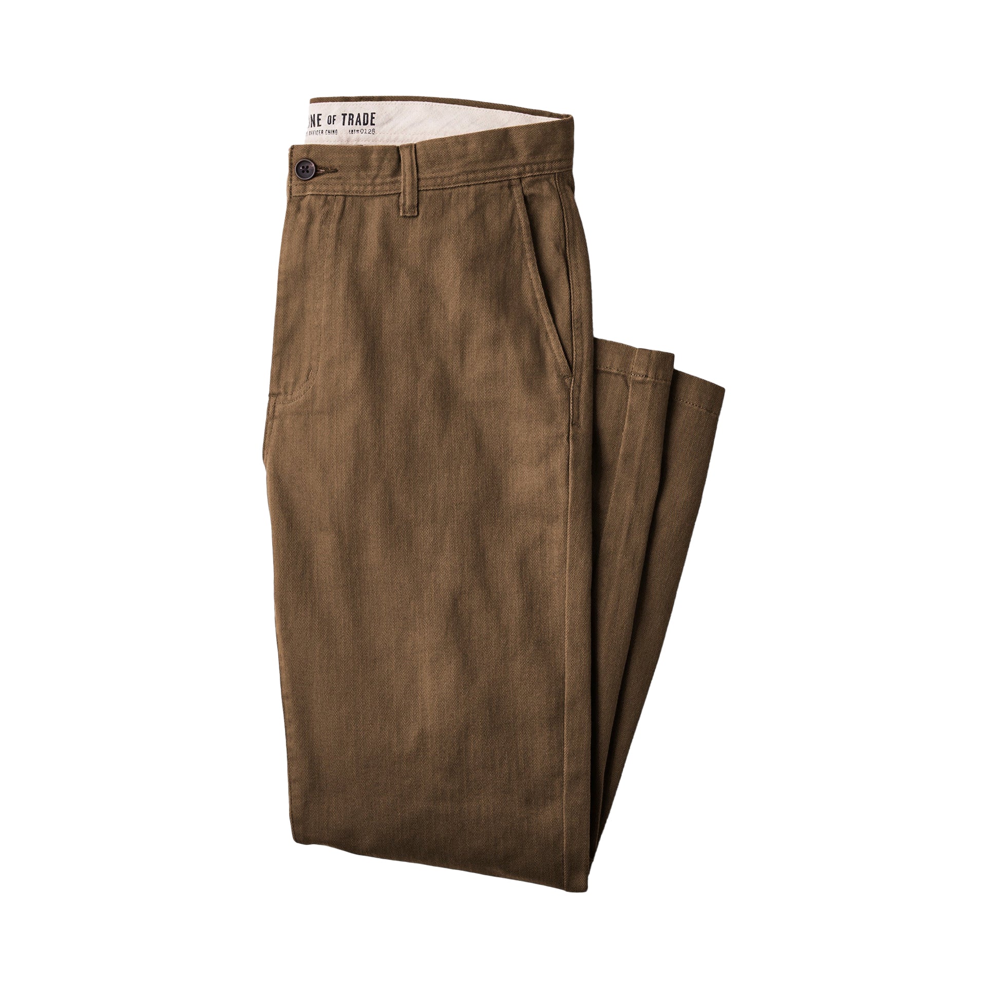 Line of Trade Officer Chino Barley Herringbone